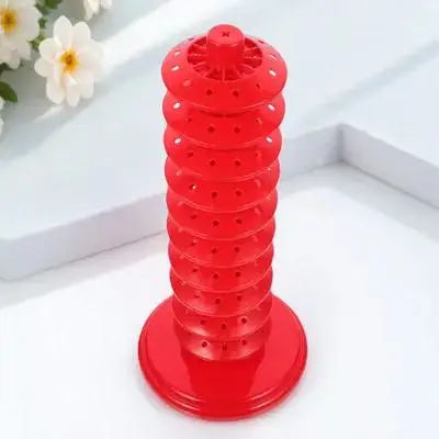 

1pc Multi-Layer Display Stand 3-Tier Candy Holder For Party Reusable Lollipop Base Adjustable Height Pp Material Lollipop Stand