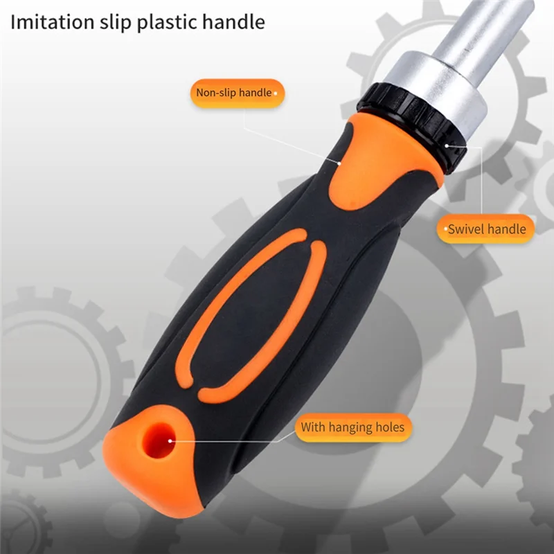 ABHB-42-In-1 Ratchet Combination Screwdriver Set Vertical And Horizontal Ratchet Household Precision Maintenance Tools Durable