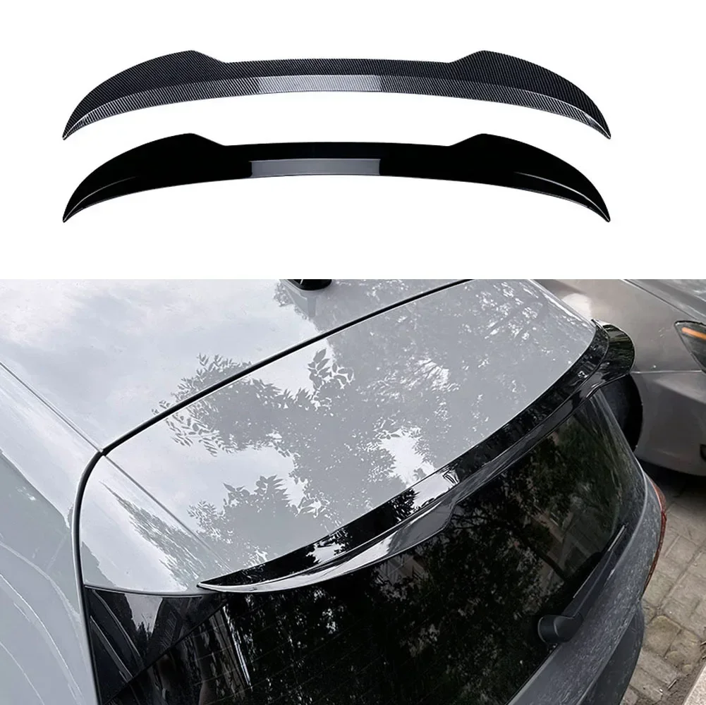 Car ABS Rear Trunk Spoiler Wing Lip Fit For Volkswagen Golf 8 MK8 GTI R GTD tail wing top Spoiler Carbon fiber 2020+