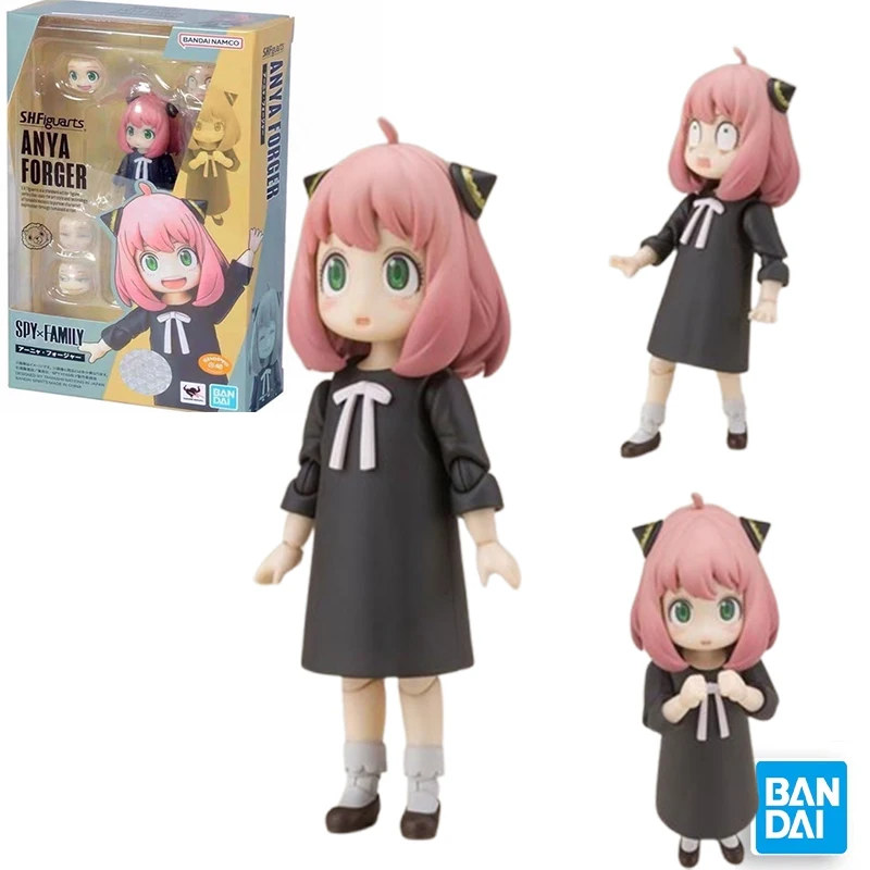 

In Stock Bandai S H Figuart Original Spy X Family Anya Forger Doll Brand New Boxed Action Figure Anime Characters Model Garage