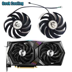 NEW 2FAN 4PIN PLD10010S12HH Video card cooling fan，For MSI RTX 3060TI、RTX 3060、RTX 3050、MSI RX 6700XT、RX 6600XT GAMING X