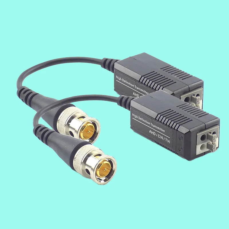 

1pair UTP Video Balun Twisted CCTV Balun Passive Transceivers for 720P HD CVI/TVI/AHD Camera Male BNC to UTP CCTV Accessories Q1