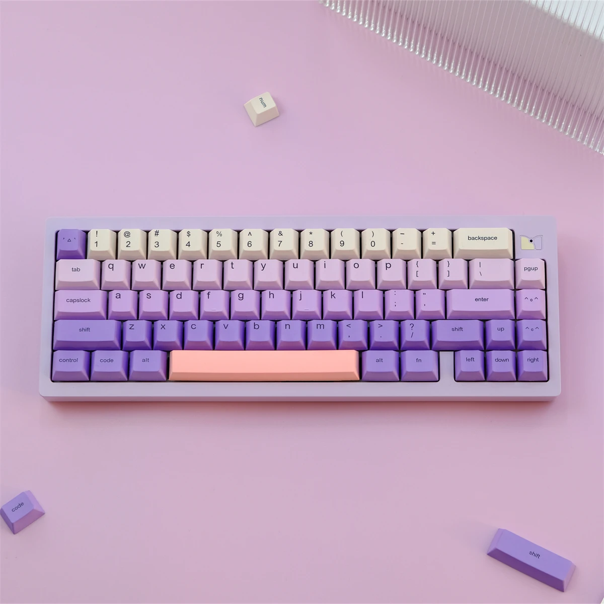 

129 Keys/Set GMK Cute Keycap PBT Original Factory Highly Thermal Sublimated Mechanical Keyboard Suitable for Customization