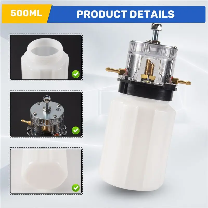 AT84-Vacuum Pump Oil Pot 500Ml Milking Machine Plastic Oil Can For Cow Sheep Goat Milking Machine Accessory view 6