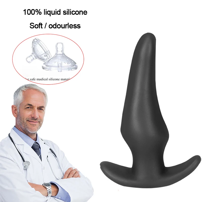 Soft Anal Plugs Liquid Silicone 35-78mm Buttplug Gay Men Prostate Massage Butt Plug Anal Dilation Training Comfortable To Wear