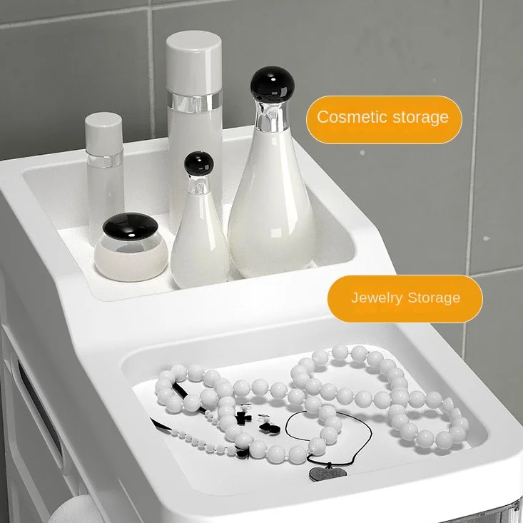 Toilet Rack Floor-to-ceiling Toilet Side Cabinet Side Cabinet Toilet Toilet Cabinet Storage Storage Crevice Artifact Bathroom