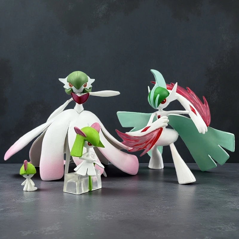 

Pokemon Anime Gardevoir Ralts Kirlia Gallade Figures Model Doll Set Statue Pvc Pocket Monster Figurine Pet Desktop Toy Gift