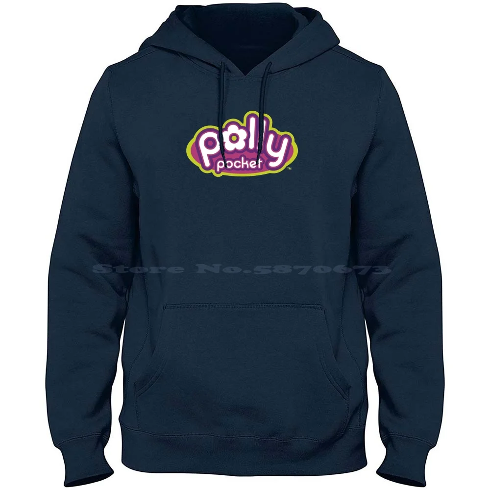 Polly Pocket Logo 100% Pure Cotton Hoodie Tshirt Polly Pockets Logo Y2K Little Girls Brand Littlest Pet Shops Red Bubble