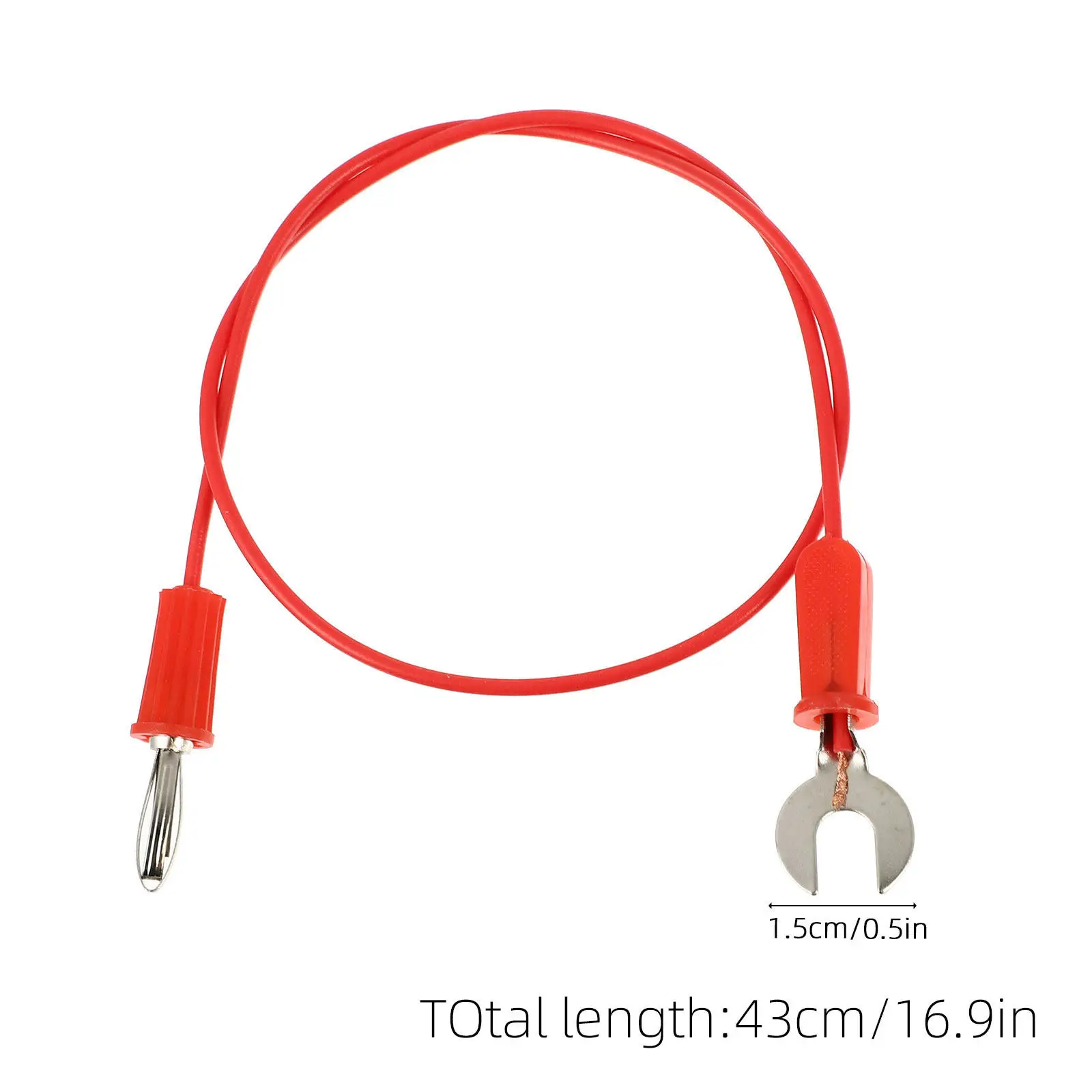12 pcs Physics Electric Wires Insulated Copper Test Leads For Circuit Experiments Education Lab Electricity Connection view 4