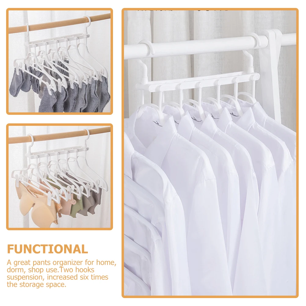 

Telescopic Clothes Drying Rack Foldable Coat Hanger Multi Layer Space Saver Material Travel Use Household Storage