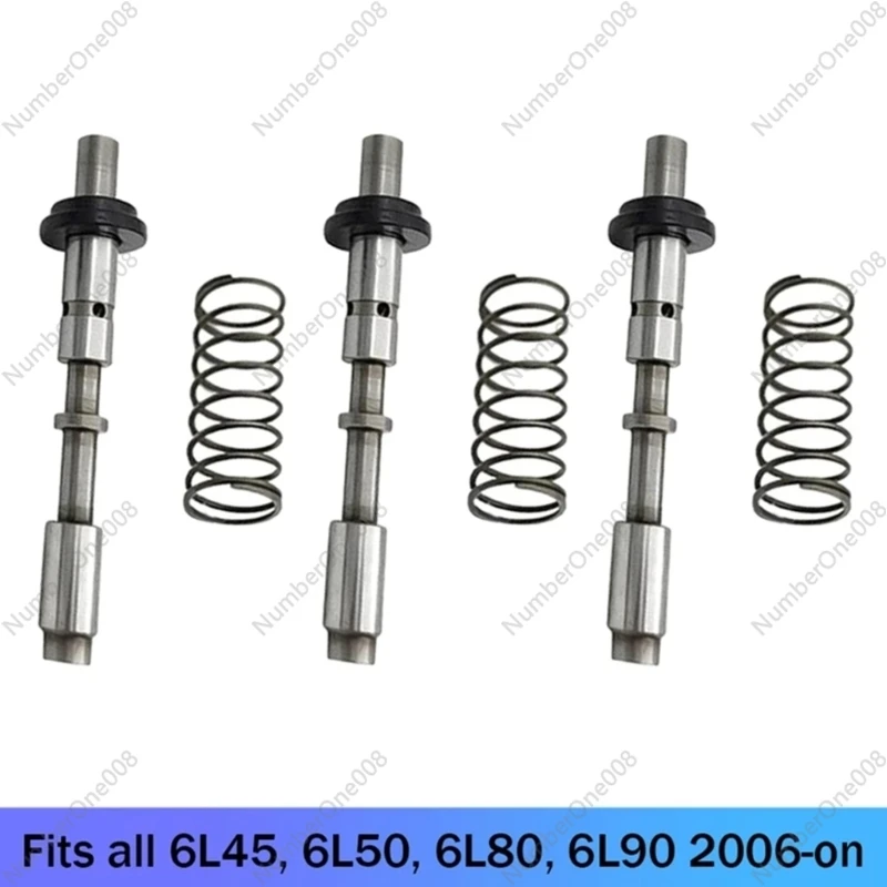 3 Pieces Pressure Regulator Bore Repair Kit 6L8VLPR3 Replace Parts Easy Installation for 6L45 6L50 6L80 6L90 2006-Up Dropship