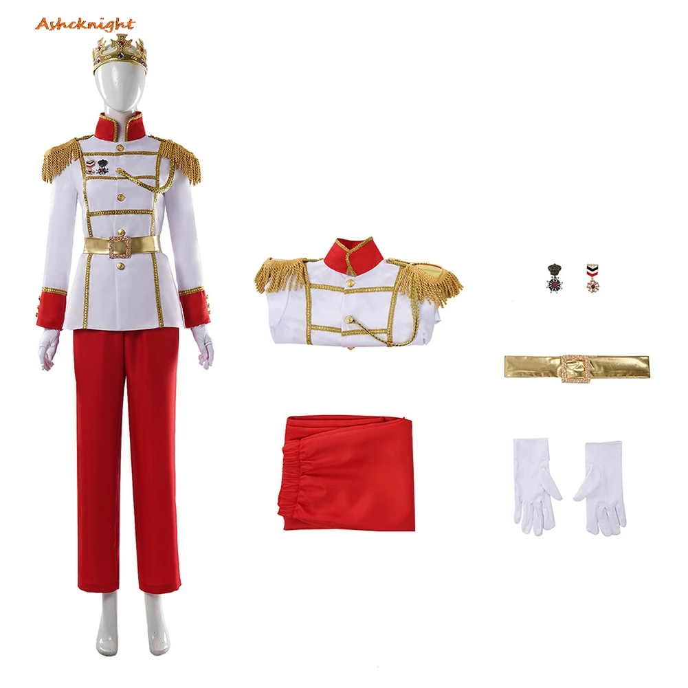 

Halloween Cosplay Prince Top Pants Belt Women Men Clothes Halloween Costume Carnival Outfit Suits Party Disguise Roleplay Male
