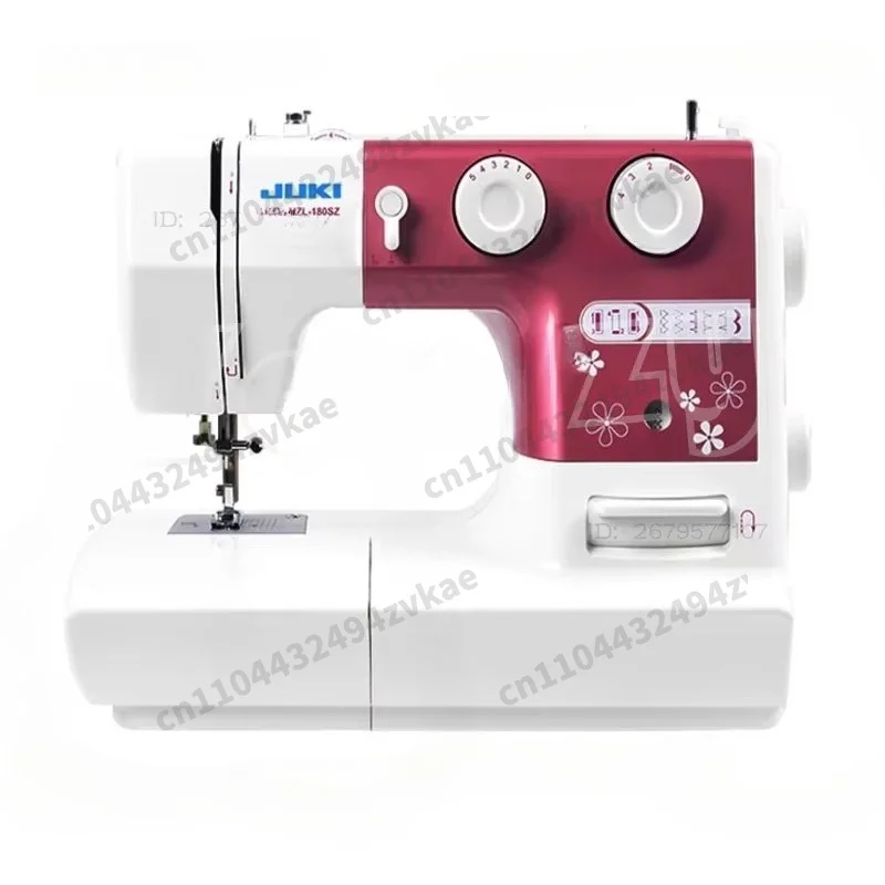 Twin Needle, Multifunctional Household Tools60W Heavy Duty Sewing Machine, 8 Built-in Stitches, Metal Frame,