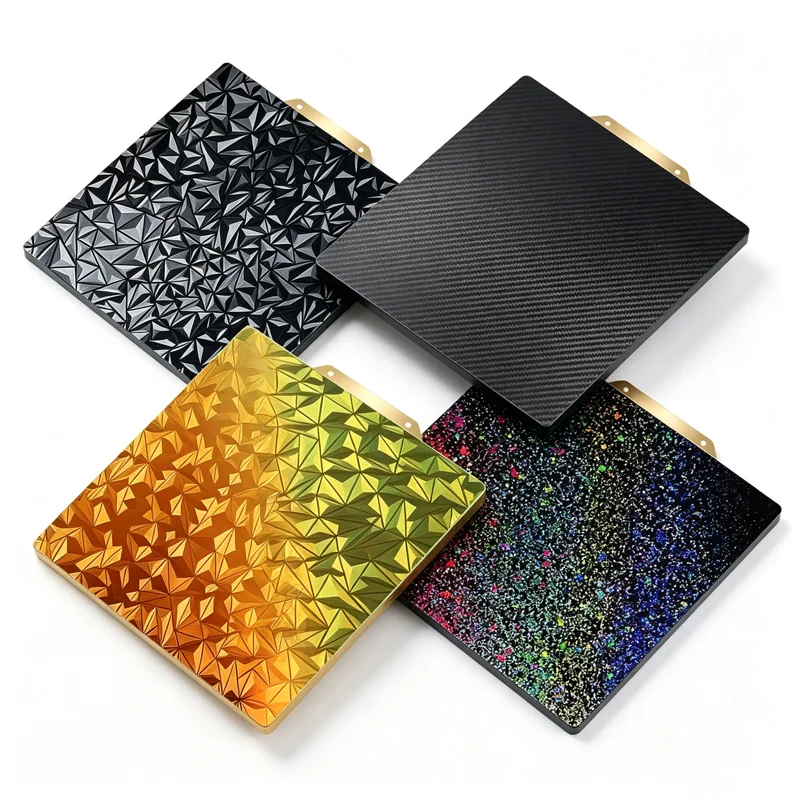 Tronxy X5SA Magnetic Parts 330x330mm Flexible Sping Steel Sheet Double Side can Use Textured PEI/Smooth PEO/PET/PEY Build Plate