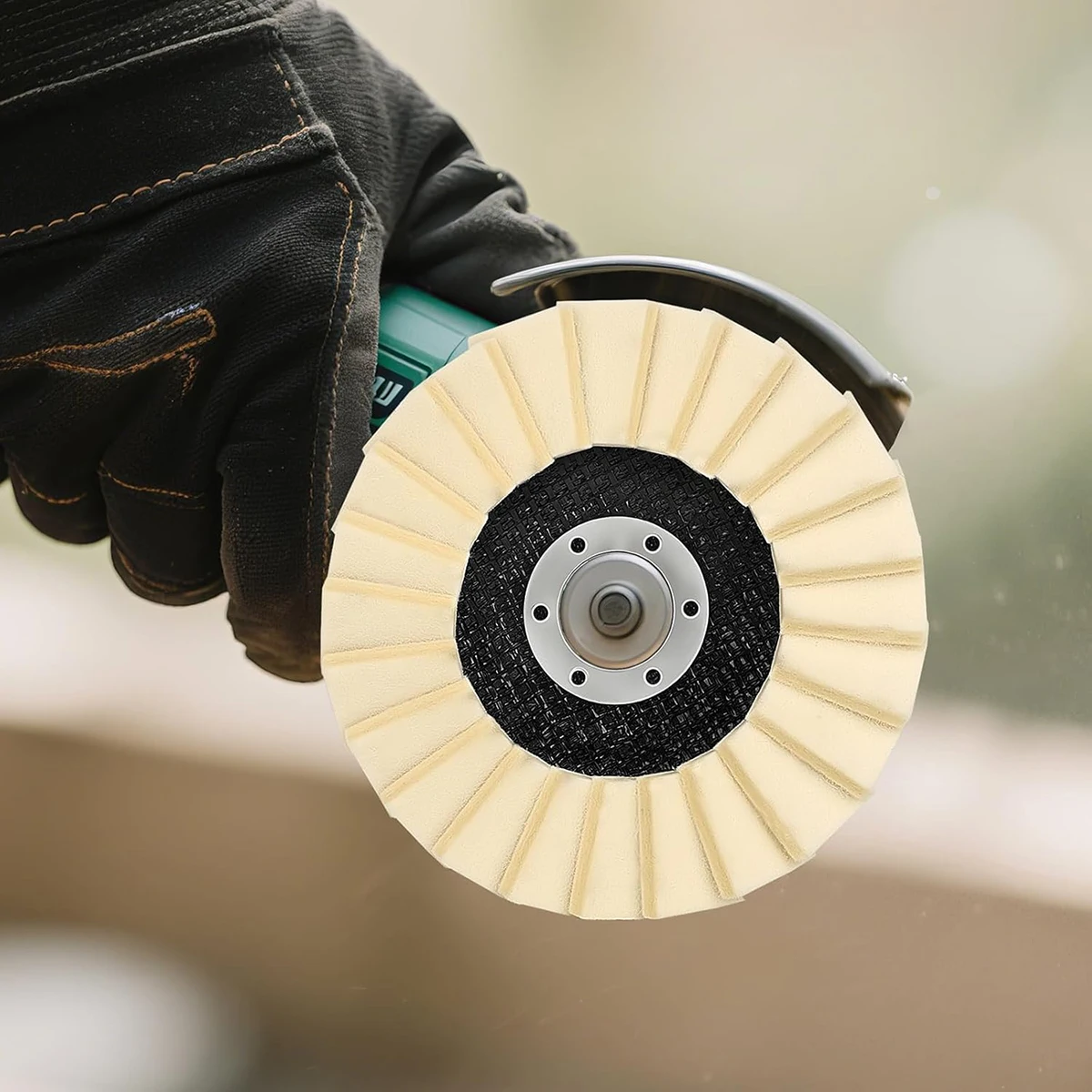 

1x 5inch Polishing Wheel 125mm Wool Felt Disc Grind Buffing Pad Angle Grinder Round Buffing Polisher Pads Metal Waxing Polishing