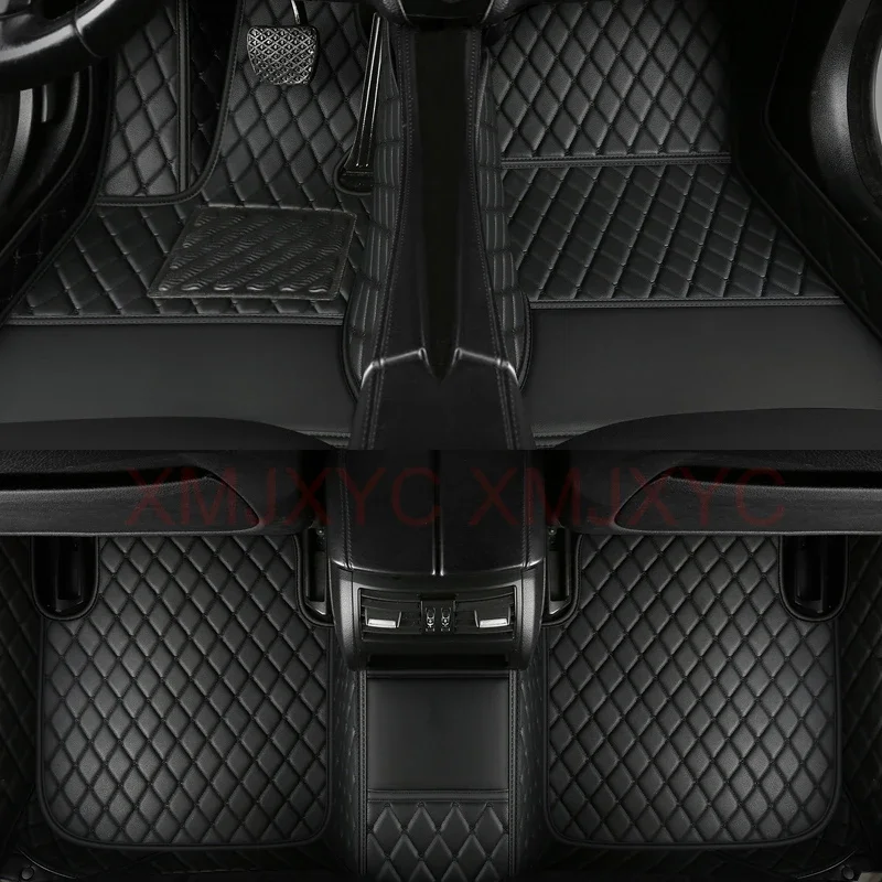 Customized Luxurious 3D Car Floor Mats for Mercedes Benz GLC 2016-2019 GLC Coupe 2016-23 Interior Accessories Artificial Leather