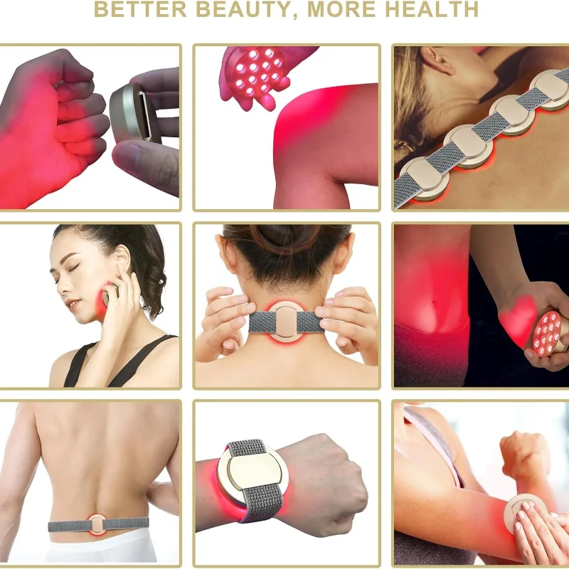 Mini Red Light Therapy Lamp - Handheld Infrared Device for Skin Rejuvenation, Muscle Pain Relief & Rehabilitation