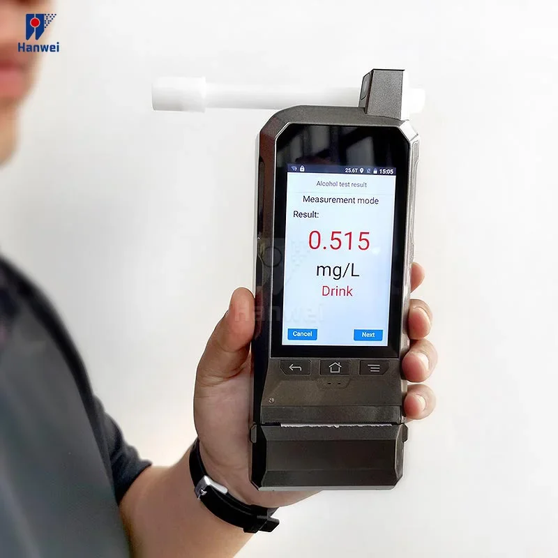 Evidential Breath Alcohol Tester Machine Professional Grade Accuracy Alcohol Tester with Printer2025