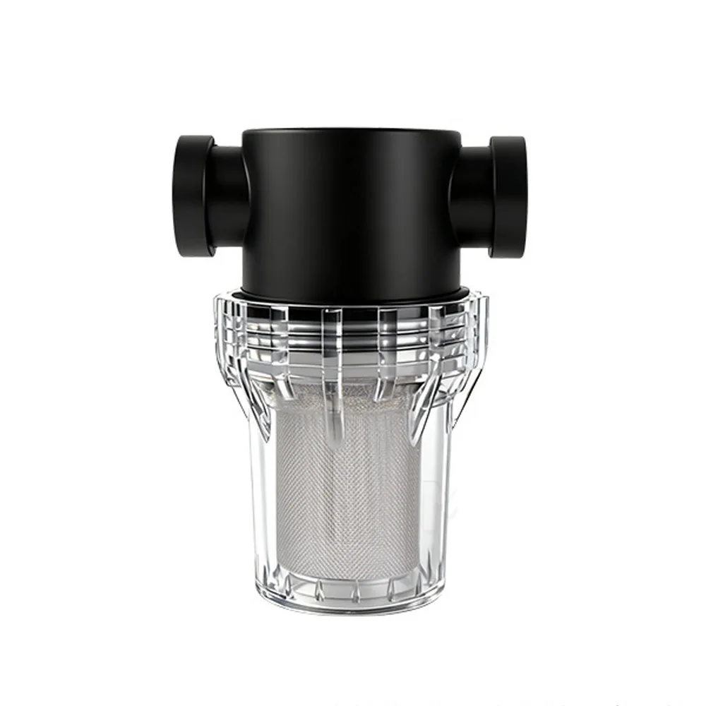 40/100/200 Mesh Inline Water Filter Strainer Clear Plastic 1/2