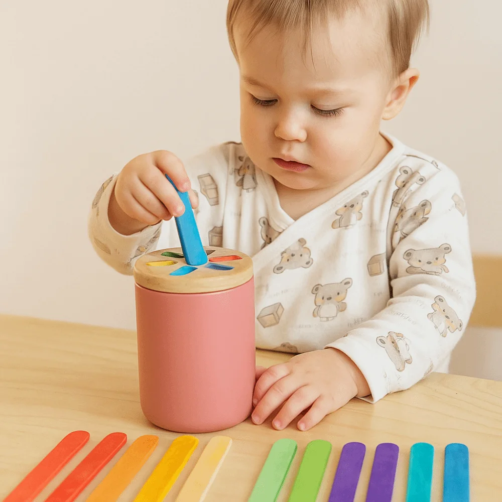 Gobelets de Classification Montessori en Silicone, tri de formes et de couleurs, mouvements fins des doigts, jouets cognitifs, correspondance des formes