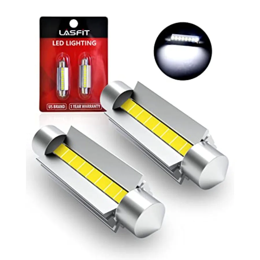 

44mm LED Bulb Festoon 561 562 564 567 Bulb Canbus Error Free 400LM 6000K Extremely Bright Use for Trunk Cargo Light, License Pl