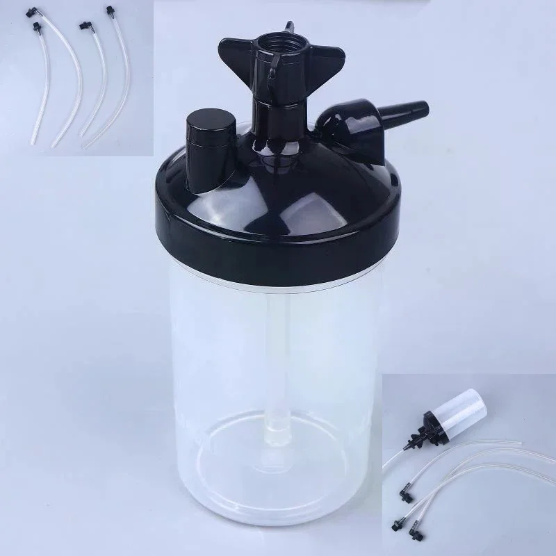 For Oxygen Concentrator With Tubing Connector Elbow Oxygen Concentrator Humidifier Bubbler Bottle Humidity