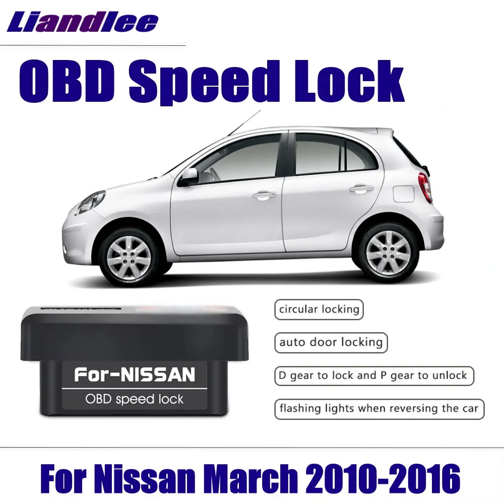 For Nissan Micra March (K13) 2010-2016 Car Auto Automatic Door Closer Speed Lock OBD Decoder Module Accessories