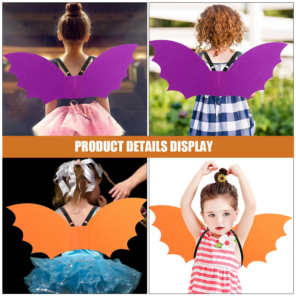 

2Pcs Halloween Dragon Costume Prop Scary Eye-Catching Design for Party Carnival Masquerade Dress Up Fun Dragon Wing