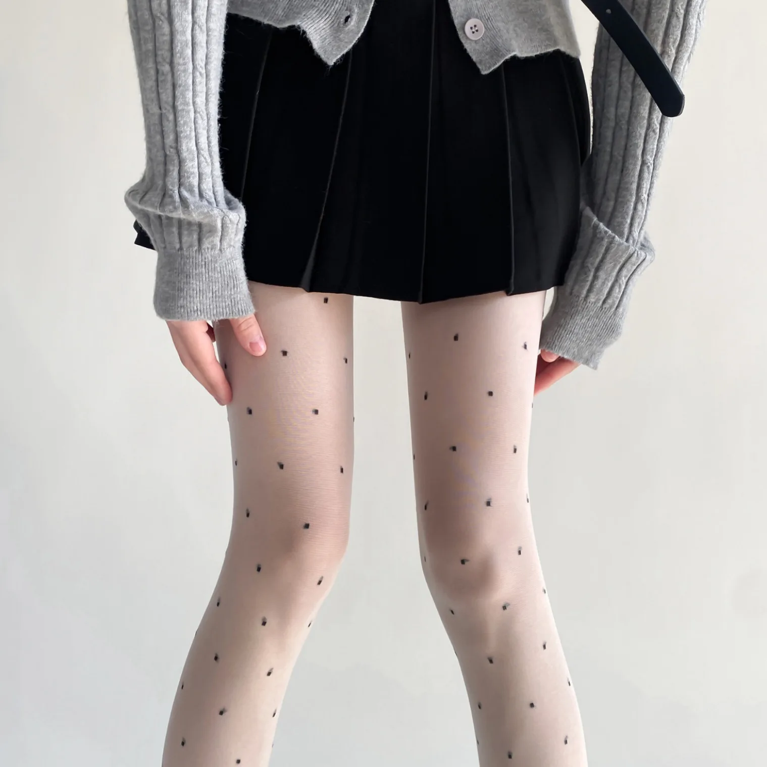 Stylish Simple Summer Little Dot Ladies Pantyhose Ultra Thin Sheer Multi Color Core Silk Hottie Lolita Cute Playful Nylon Tights