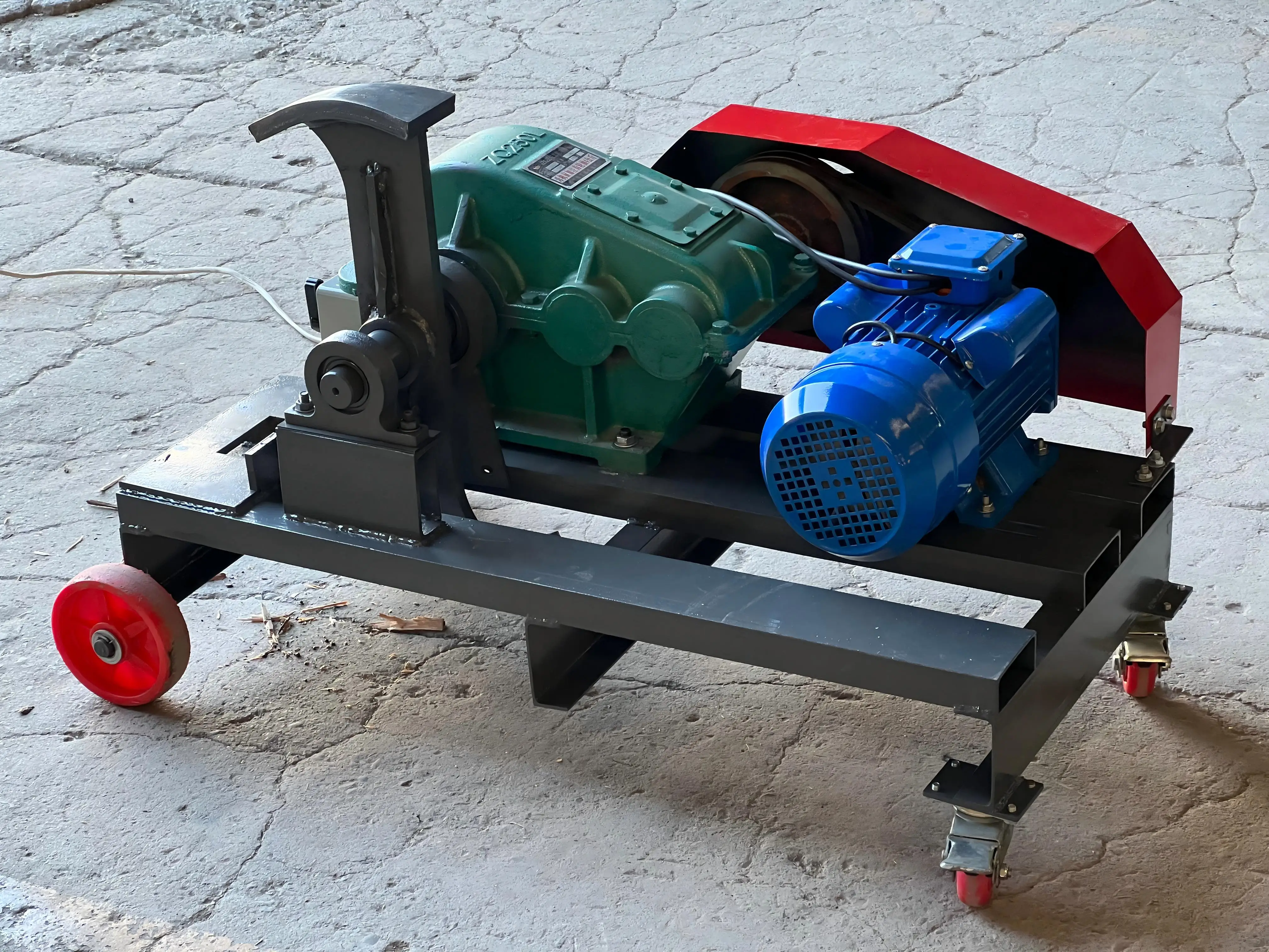 Small Fast Automatic Splitter Electric Wood Firewood Processor Log Splitter and Chopping Machine with Core Motor Component