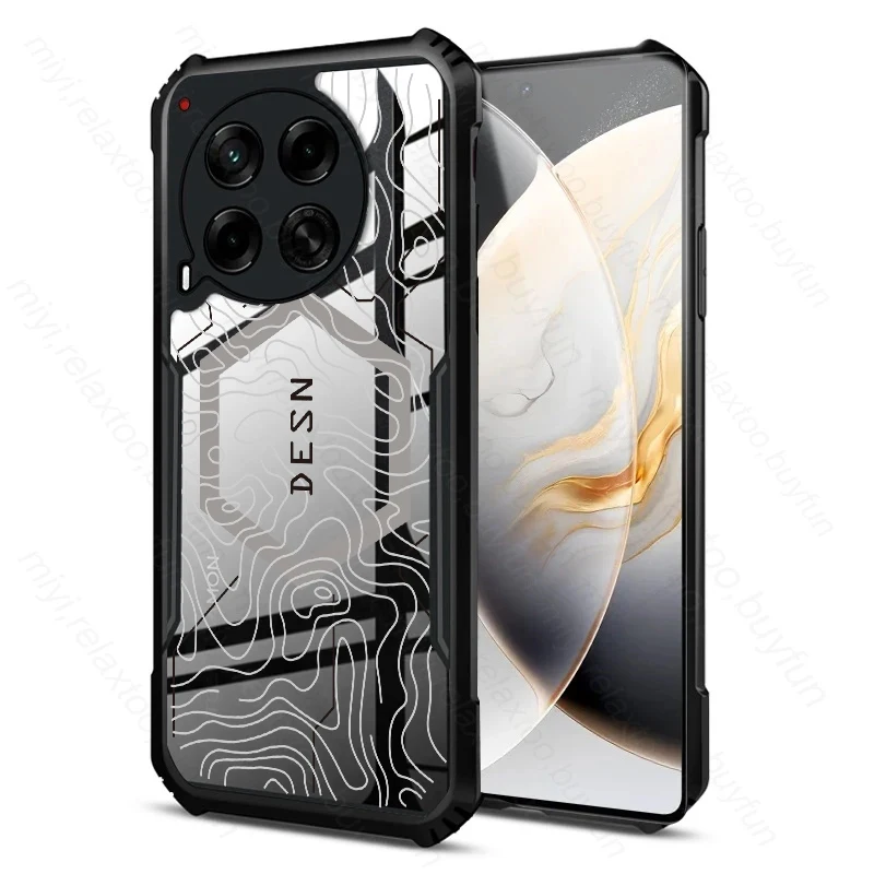 For Tecno Camon 30 4G 5G 20 Pro 4G 5G 20s Pro 18P 17 Pro 16 Pro 16SE 16 Premier Shock Fall Prevention Transparent Case No.29