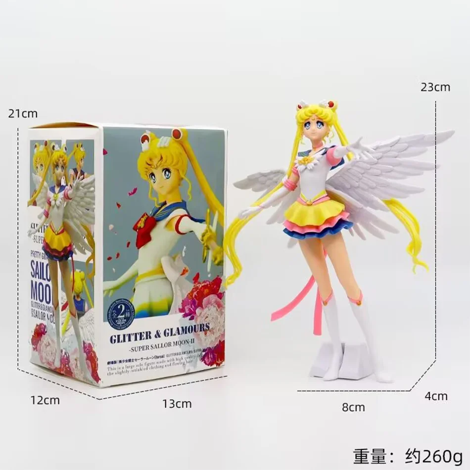 Sailor Moon Figure Anime Cartoon Jupiter Makoto Venus Minako Tsukino Rabbit Doll Toy Little Princess Cake Decoration Ornaments