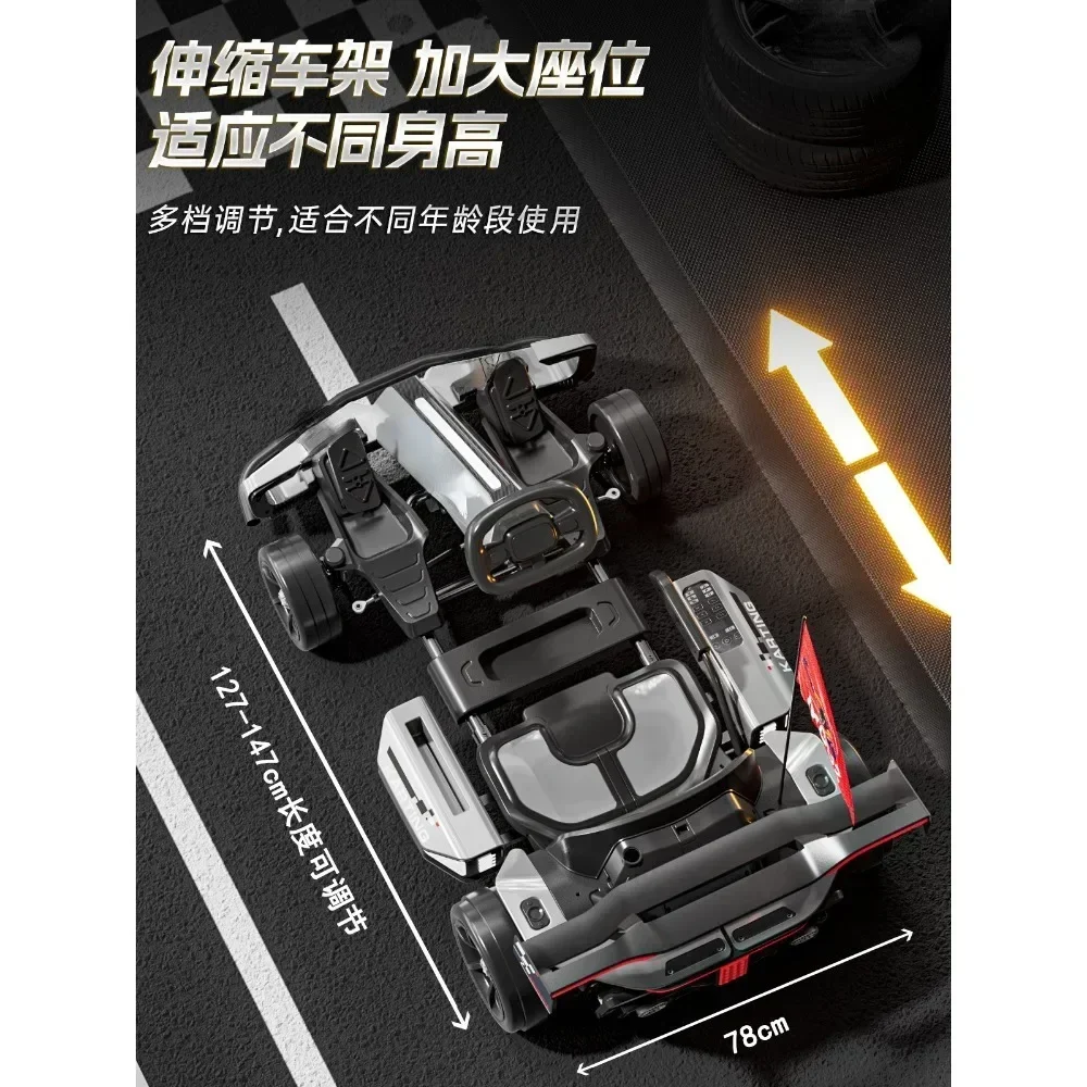 Ventas calientes transfronterizas Ventas calientes Los adultos delart pueden montar un coche eléctrico de cuatro ruedas de carreras de deriva de alta gama F1