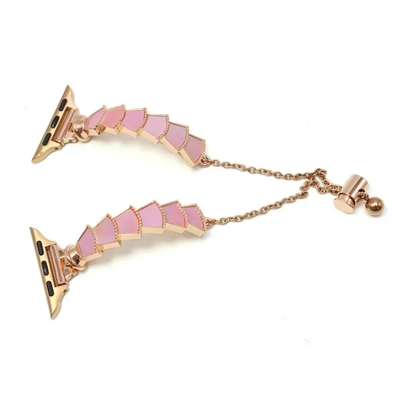 Srap con carcasa de Metal para Apple Watch, correa de reloj 7, 41mm, 45mm, pulsera para iwatch series SE 5 4, 40mm, 42mm, 38mm, 44mm