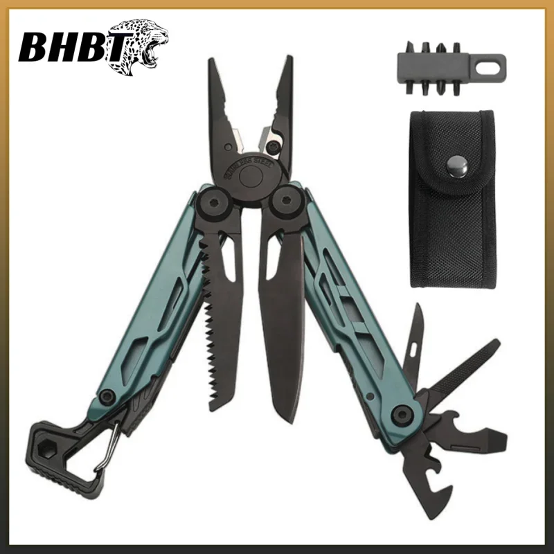 

BHBT Misty Blue 23-in-1 Folding Multifunctional Tool Pliers Multifunctional Combination Tool Pliers EDC Outdoor Equipment