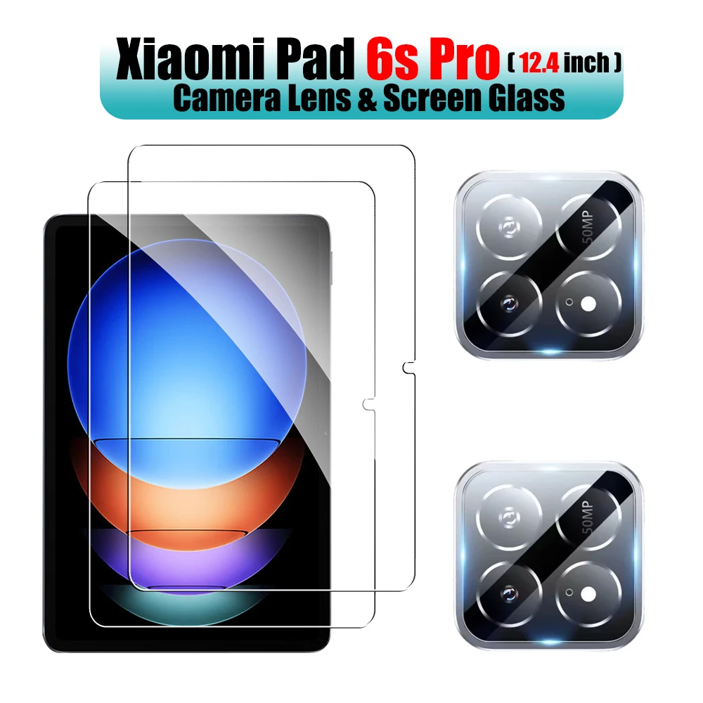 2 Stuks Voor Xiaomi Pad 7 Pro 11.2 6 6S Pro 12.4 Screen Protector Gehard Glas Voor Mi Pad 7 Pro 6 6S Beschermende Film Accessoires