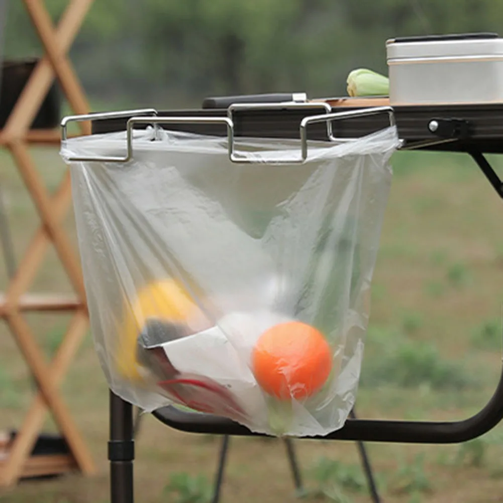 شبكة سلة المنظم نزهة شواء المطبخ رف معلق المحمولة طاولة التخييم حقيبة تحت الجدول شبكة الحقيبة للتخييم