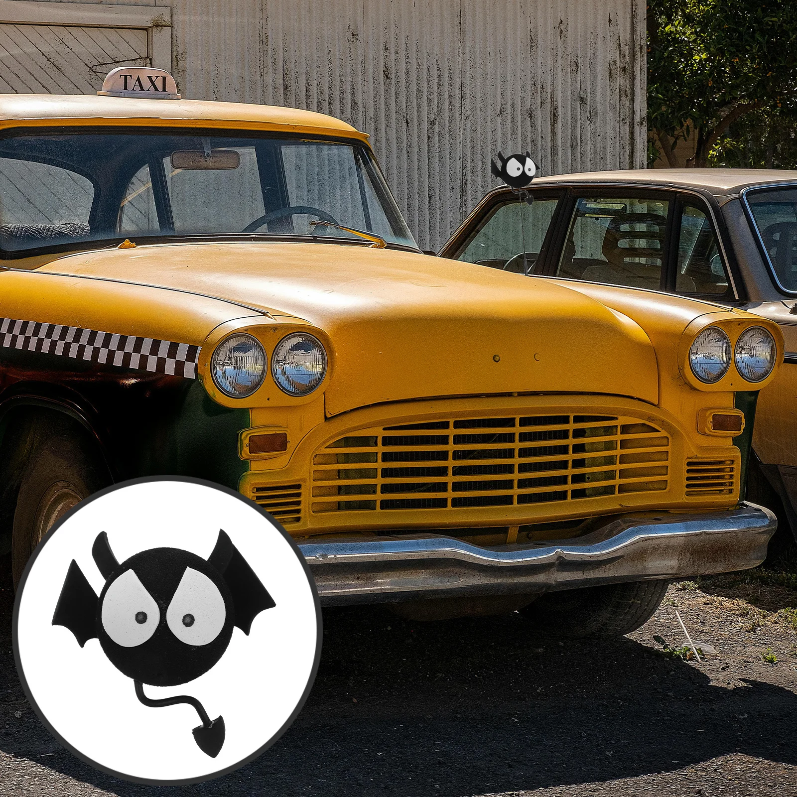 

Car Antenna Decoration Cute Cartoon Big Eyes Bat Halloween Themed Auto Truck Suv Exterior Accessories Car Antenna Toppers