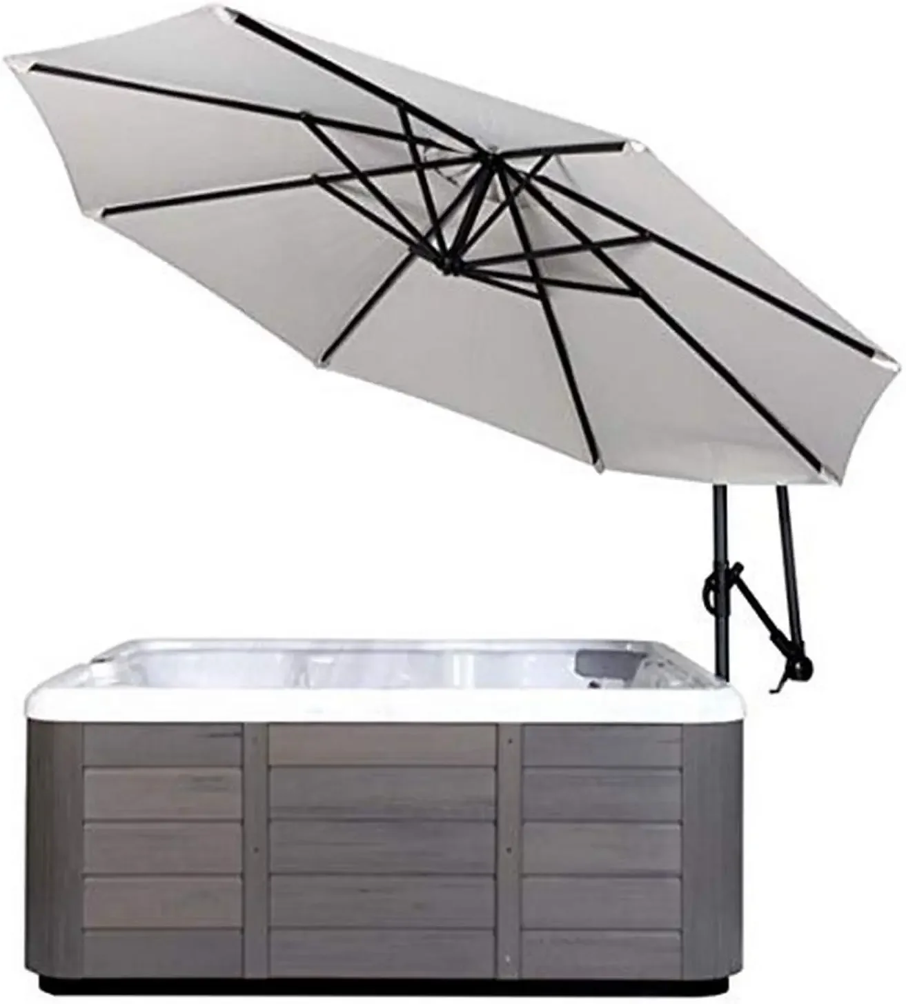 Spa Side Umbrella (Light Ash)