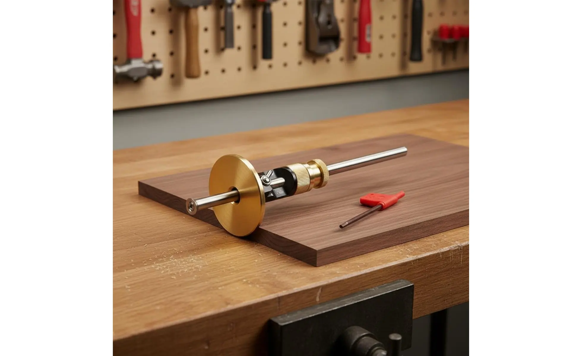 Fine-Tune Marking Gauge Long-Lasting Construction European & Design Scriber Wheel Marking Gauge Replaceable Blade Scribing Tool Fine-Tune Marking Gauge Long-Lasting Construction European & Design Scriber Wheel Marking Gauge Replaceable Blade Scribing Tool