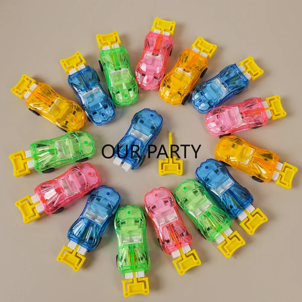 20Pc Mini Colorful Shooting Flying Racing Car Toys for Kids Birthday Party Favors Baby Shower Souvenir Goodie Bag Pinata Fillers