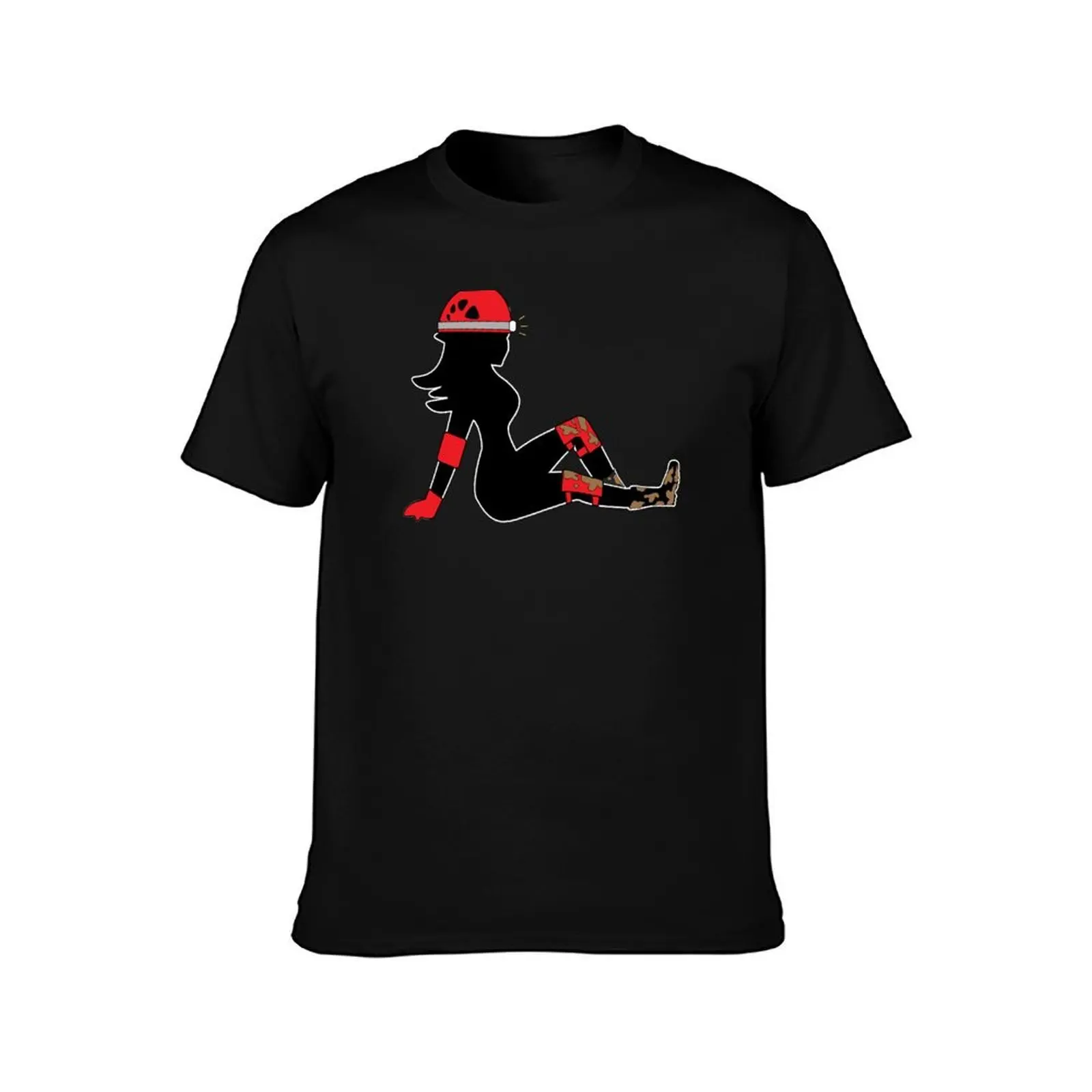 Mudflap Caver Girl T-Shirt Christmas Casual Tee Shirt T-Shirt