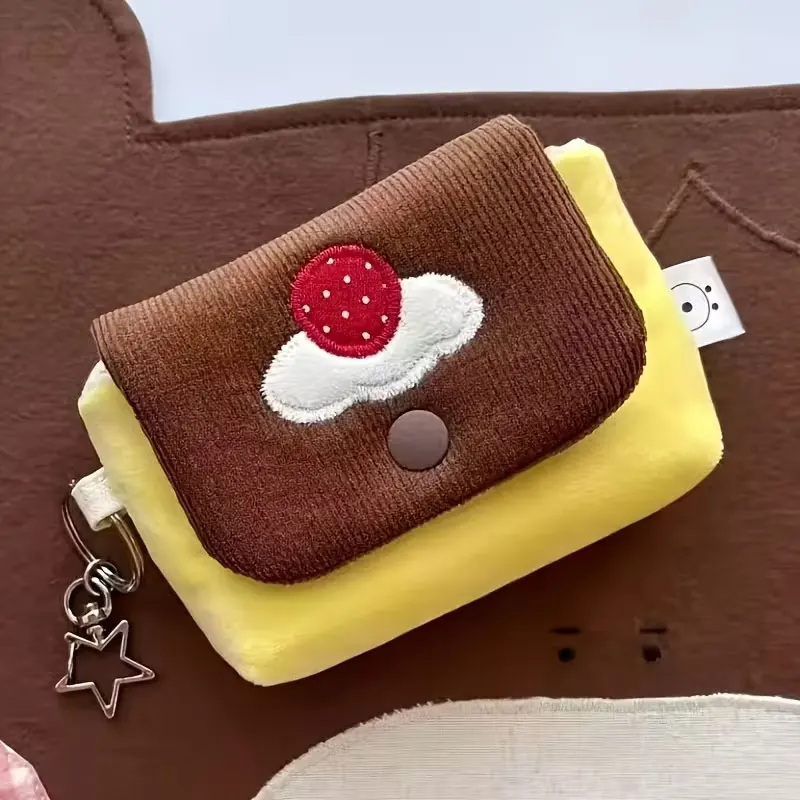 Original Japanese-Style Retro Pudding Camera Bag - Soft-Style Retro Camera Bag for Ccd and Compact Cameras, Cute and Comfortable Style, Suite Style, Can Also Be Used as a Coin Purse or Card Holder, Kawi Camera Bag