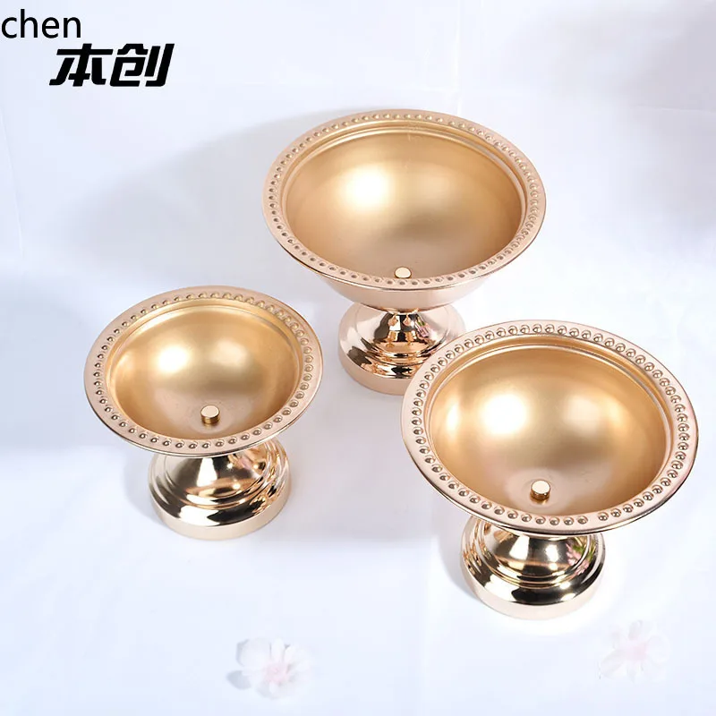 YFY  crystal fruit plate fruit plate wedding three-layer glass vase high-end living room candy fruit bowl ornament