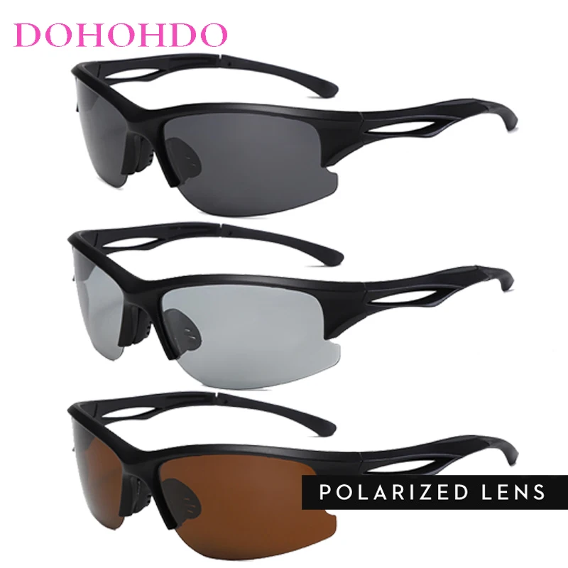 

Outdoor Sports Cycling Fishing Photochromic Polarized Night Vision Sunglasses Men Women Driving Anti-Glare Goggles Unisex UV400
