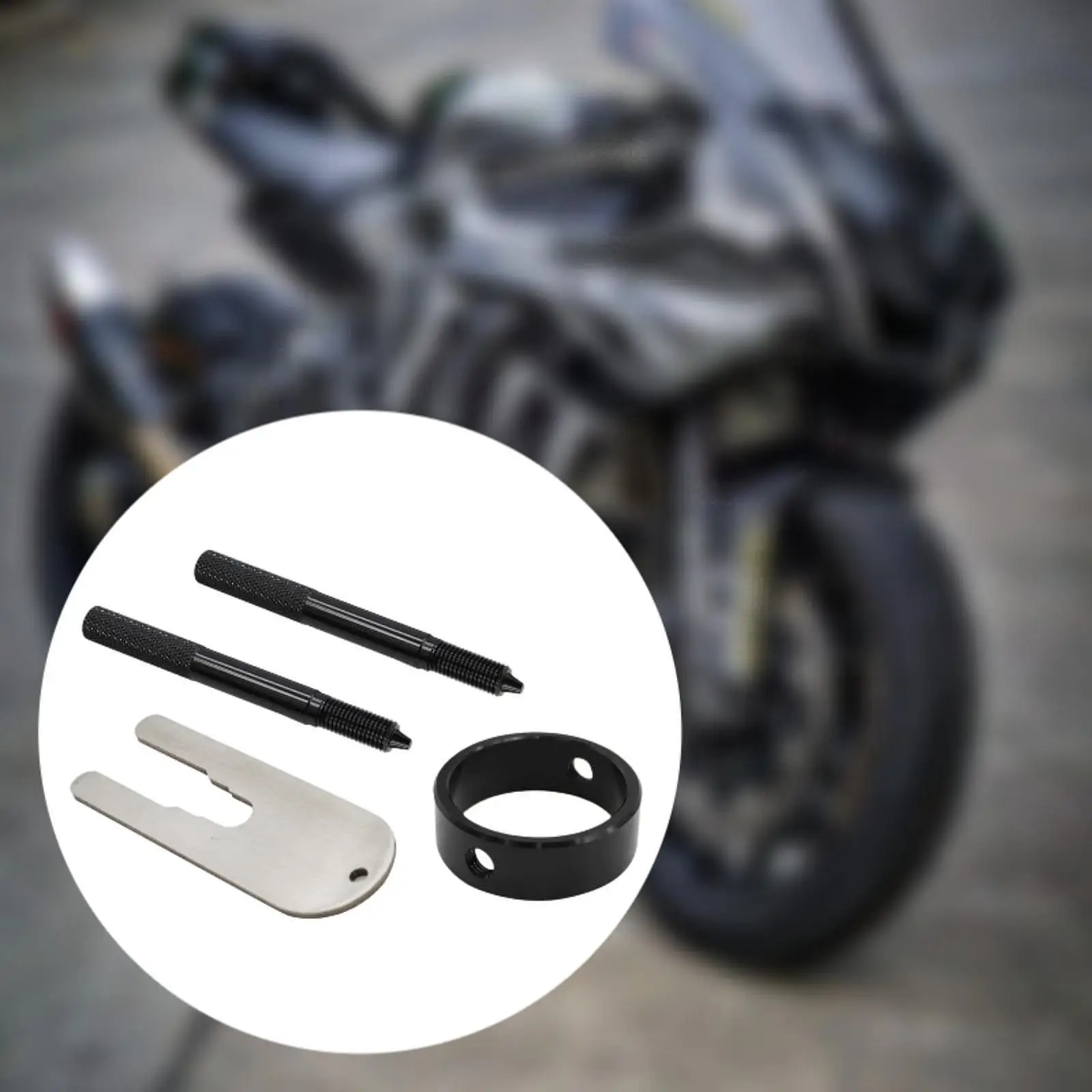 

Инструмент для сжатия вилочной пружины, универсальные инструменты для мотоциклов, профессиональный удерживающий инструмент, инструмент для перевернутой вилки, инструмент для уровня масла