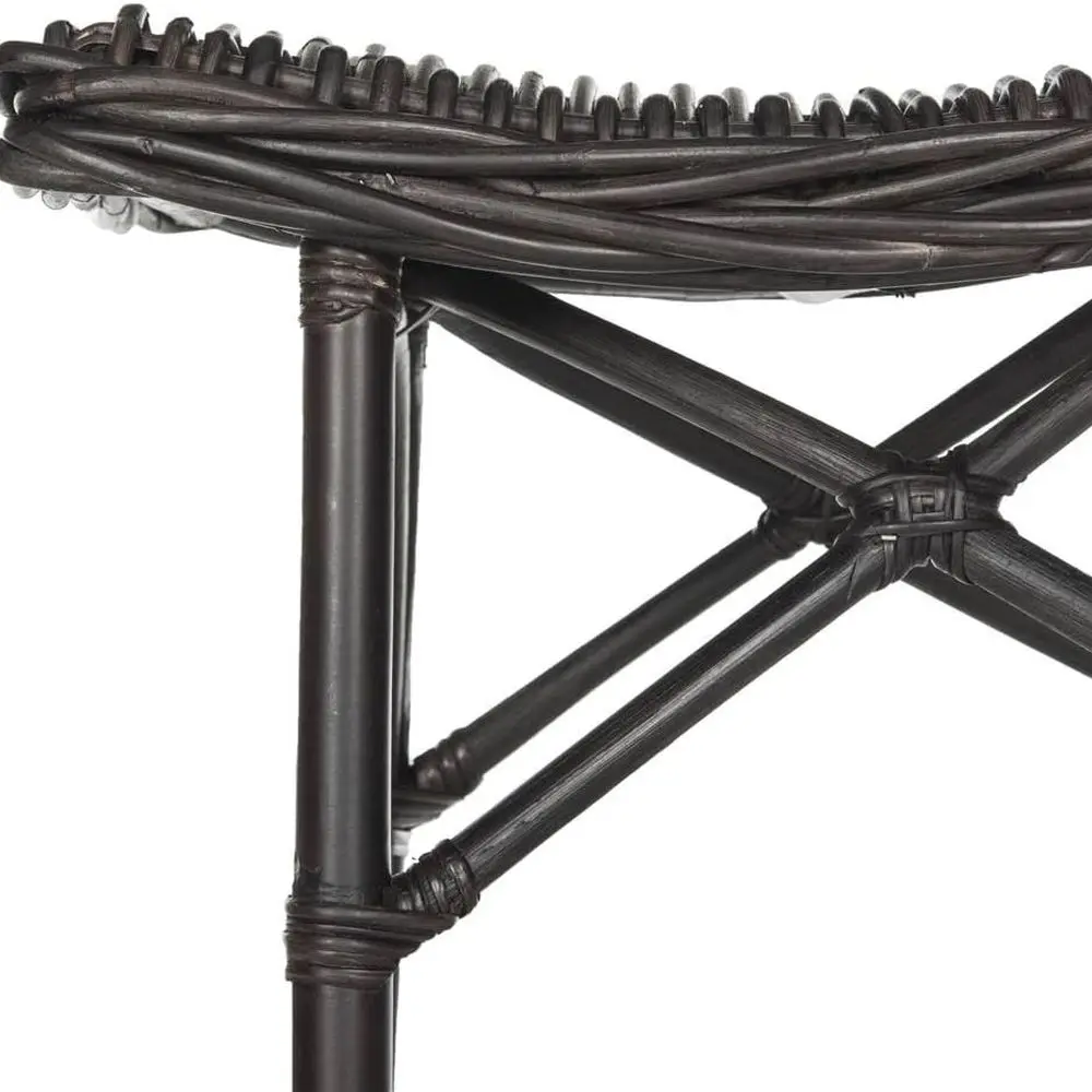 Amara Collection Home Taburete de bar en mimbre marrón