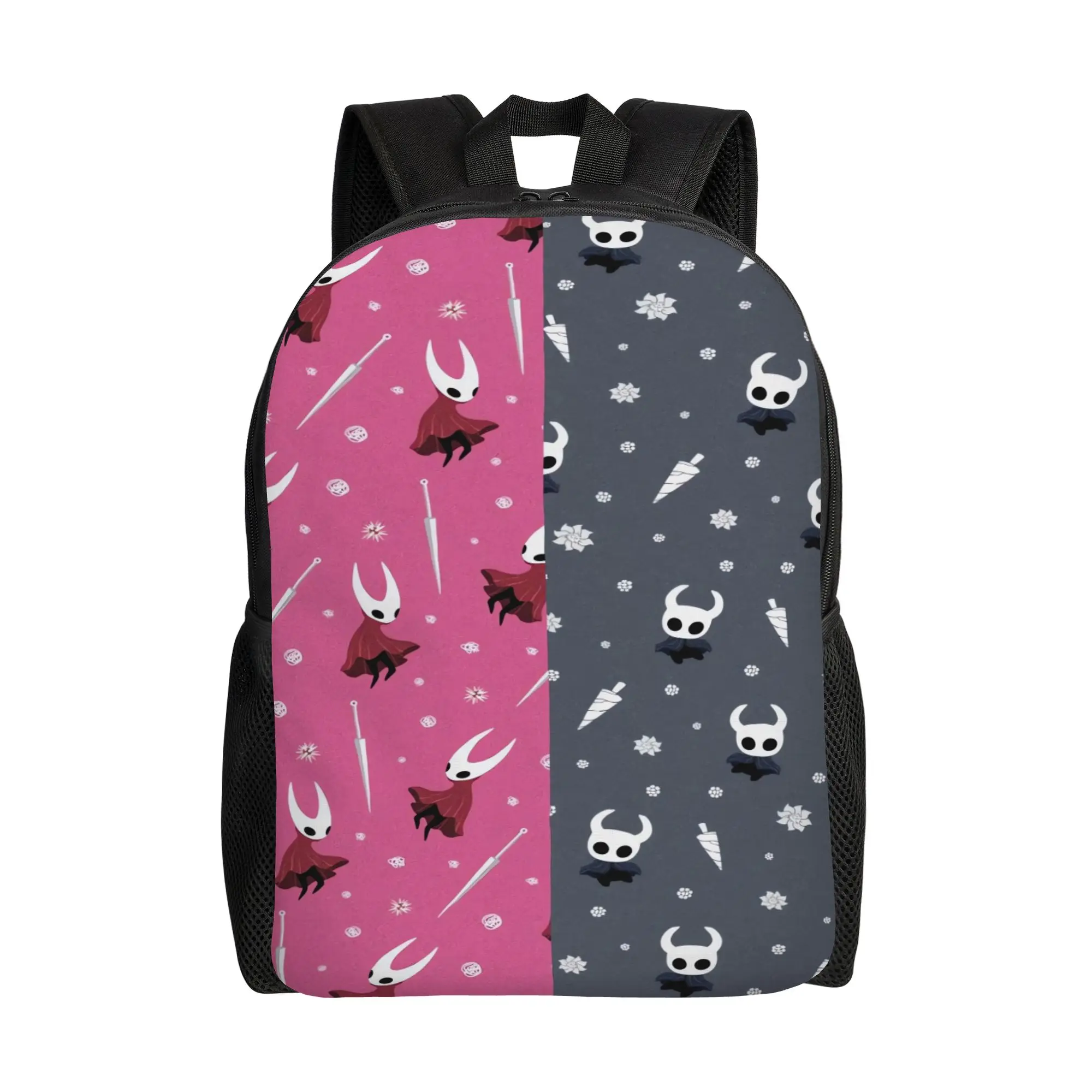 Hollow Knight Video Game Backpack Men  Durable Backpacks Polyester Kawaii School Bags Travel Design Rucksack