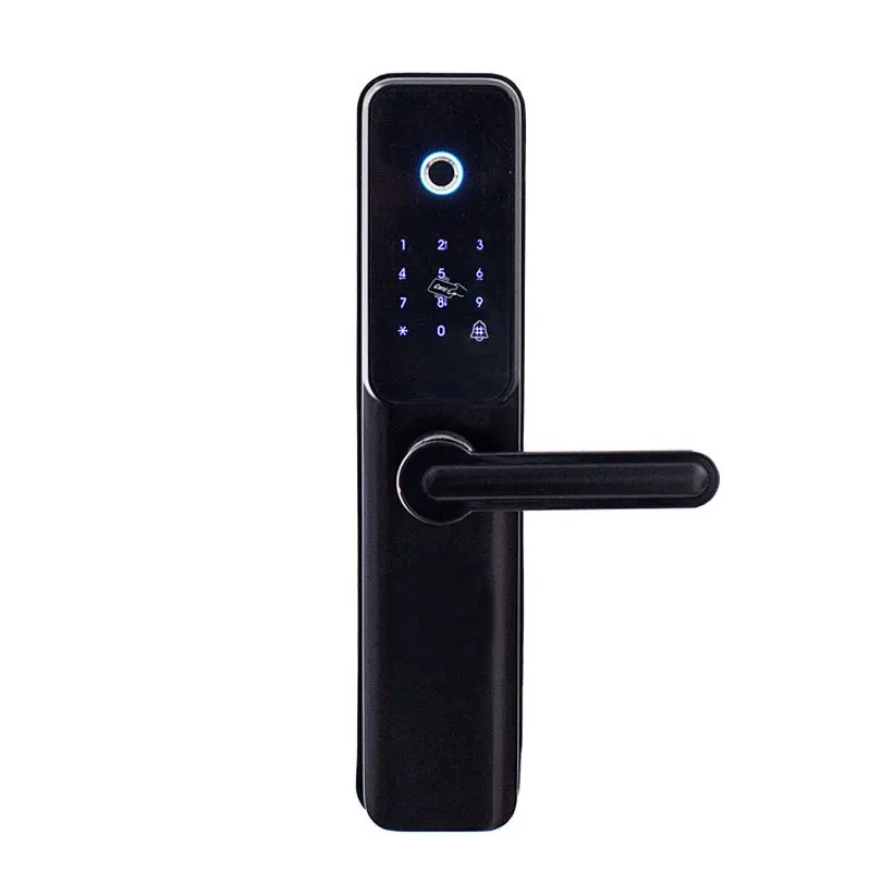 

Newly arrived smart door lock fingerprint digital lock fingerprint password emergency key to unlock digital door lock