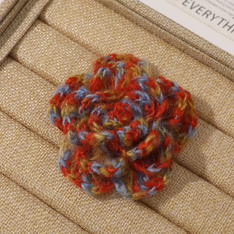 2 Stück DIY handgefertigtes, gewebtes Haarband und Haarspange aus Baumwollgarn mit Plüschgefühl, Accessoires für Kleidung und Socken – Detail 6